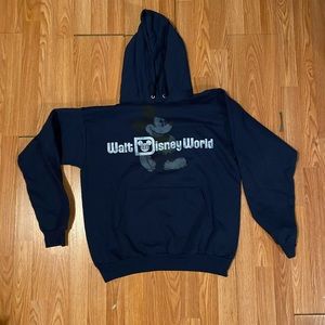 WALT DISNEY WORLD / DISNEYLAND NAVY HOODIE